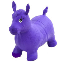 Прыгун Bambi MS 0001 лошадка фиолетовая